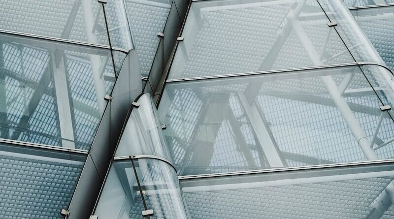 architectural photography of glass building